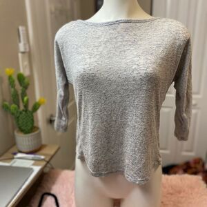 Cross body sweater